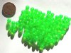 100 6mm Acrylic Transparent Bright Green